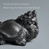 Dragon Turtle Statue Money Wealth Animal Figurine Tea Pet Home Decor Office Ornament TeaWare Natural Stone Fortune Lucky Gift 3