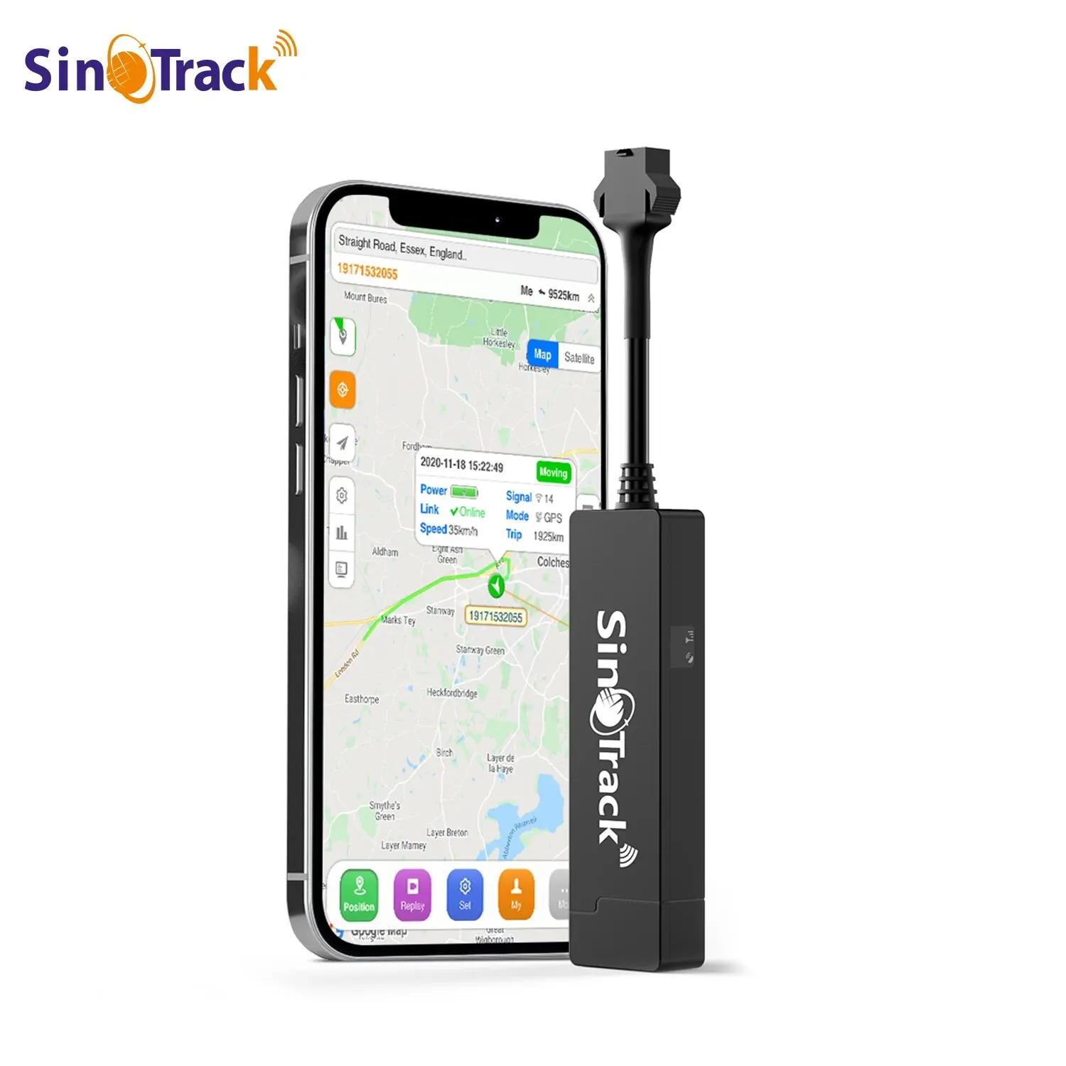 SinoTrack GPS Tracker GSM GPRS Fahrzeug Tracking Gerät Monitor Locator Fernbedienung ST-901A für Motorrad mit kostenloser APP