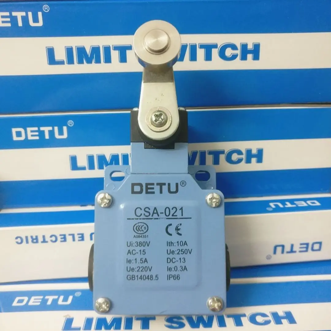 

Detu DETU metal shell limit travel switch CSA-021 roller swing arm type
