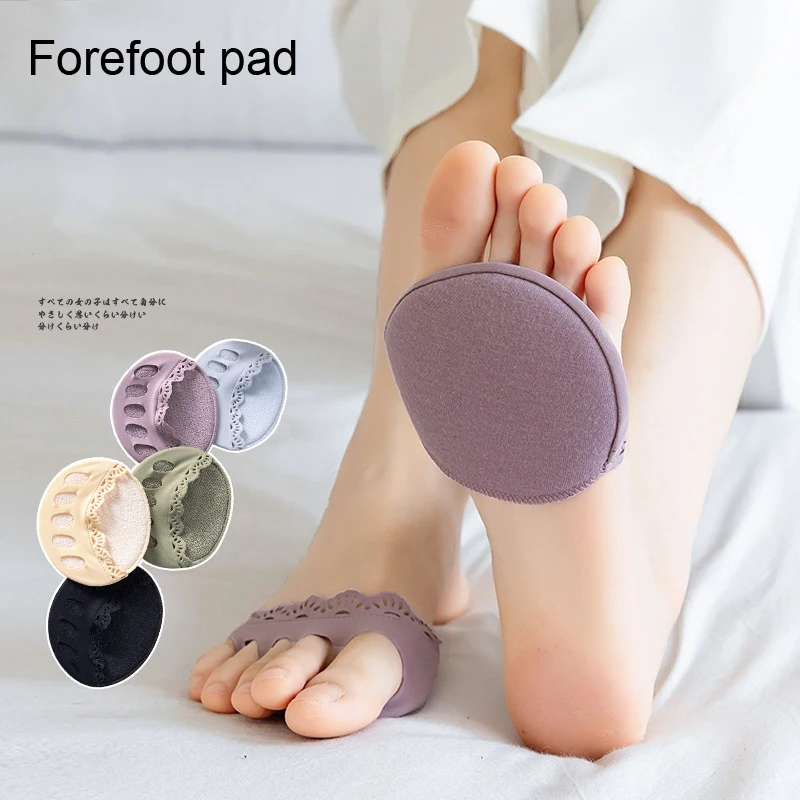 Five Toes Forefoot Pads for Women High Heels Half Shoes Insoles Calluses Corns Foot Pain Care Cushions Invisible Socks Inserts shoe insoles forefoot pads toe pads forefoot cushion