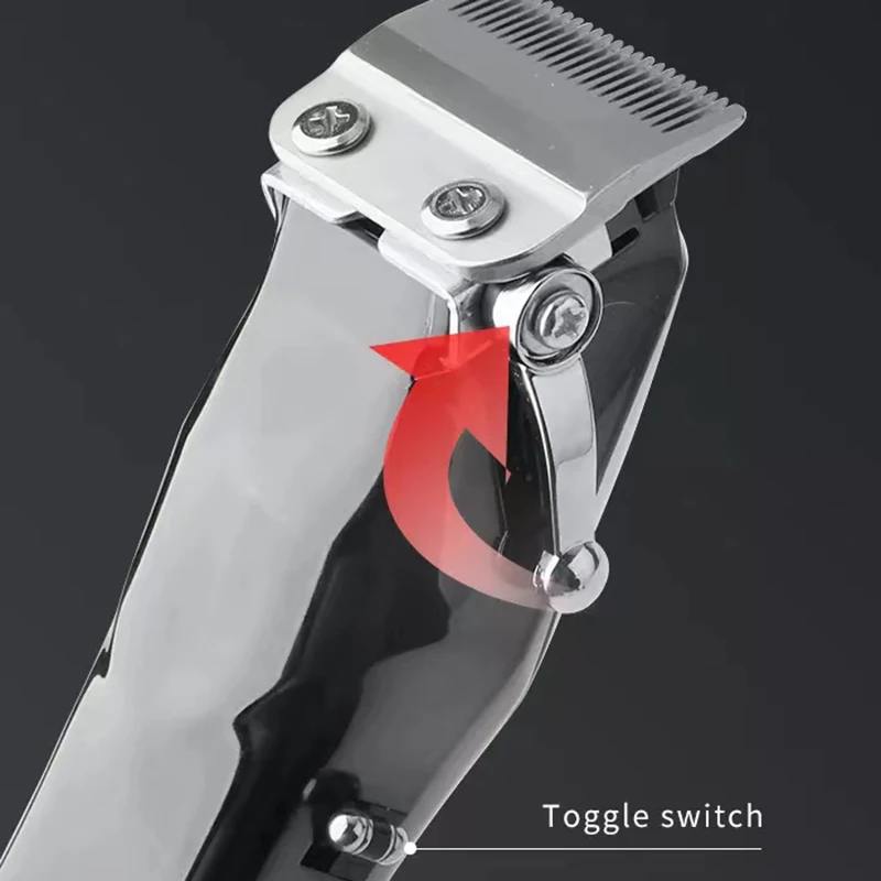 Kemei KM-2619 Professional Cordless Hair Clipper Rechargeable Men Hair Trimmer Adjustable Cutting Lever Barber Shop LCD Display 4