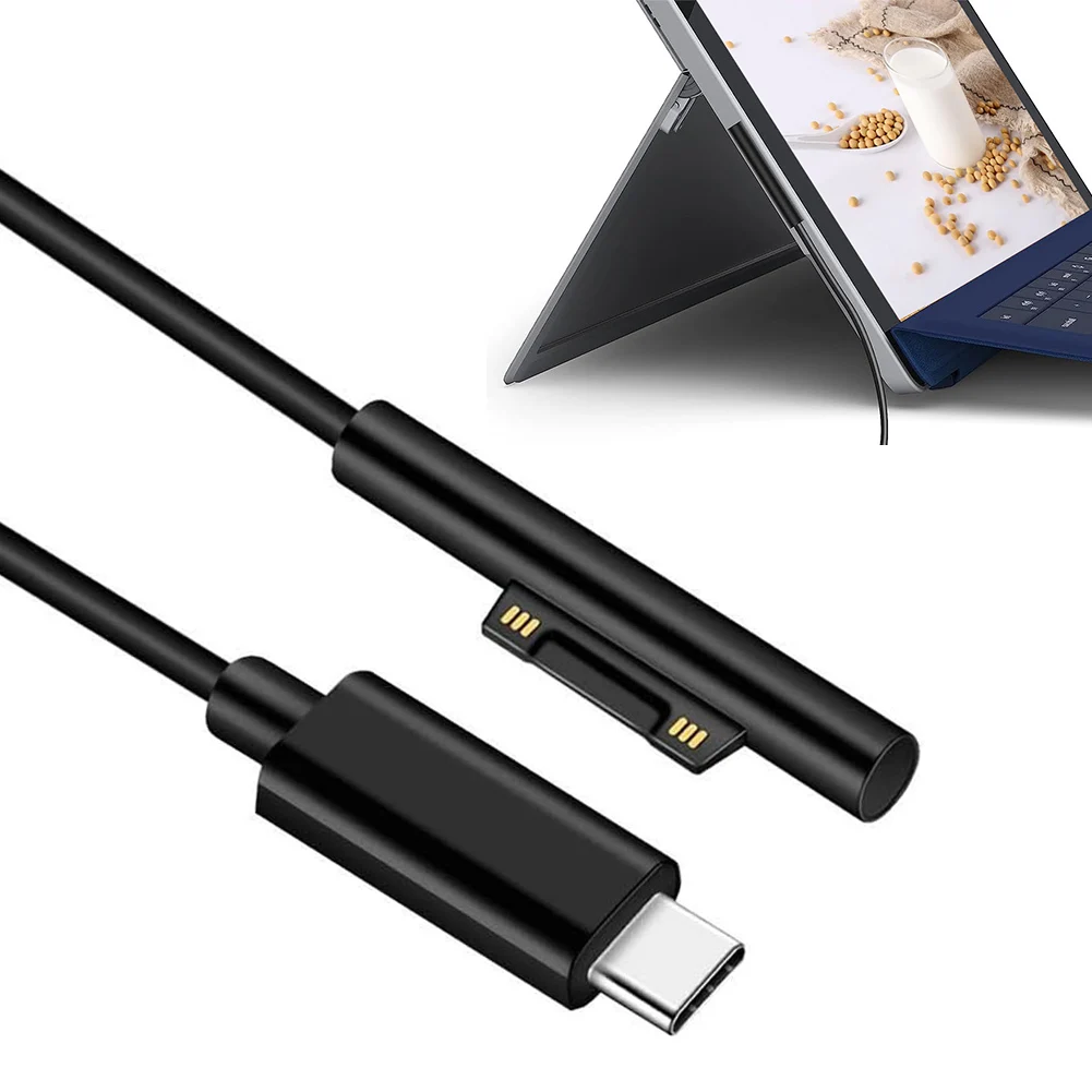 Cavo Adattatore Di Alimentazione Per Sisyphy Per Microsoft Tablet Pd Cavo Di Ricarica Surface Connect To Usb-C Cavo Di Ricarica Cavo Dati