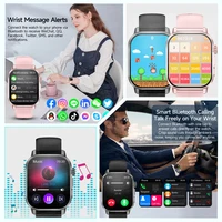 Montre connectée de santé et de mode 2026 pour femmes, écran AMOLED 2,0 pouces, ECG, examen physique, analyse de graisse, acide urique, fréquence cardiaque, appels Bluetooth, pour dames 6