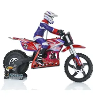 RC Super Rider RTR Sr5 motocicleta roja Skyrc 1/4 Control remoto FS GT2 cargador de batería de motocicleta modelo juguete para regalo TH02600 - Imagen 4