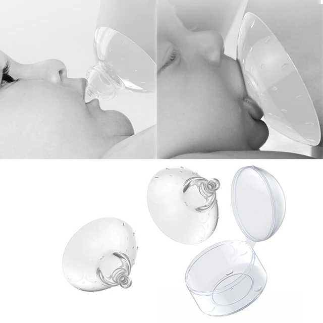 Silicone Protector Breastfeeding - 2pcs/set Silicone Nipple Protectors  Feeding - Aliexpress