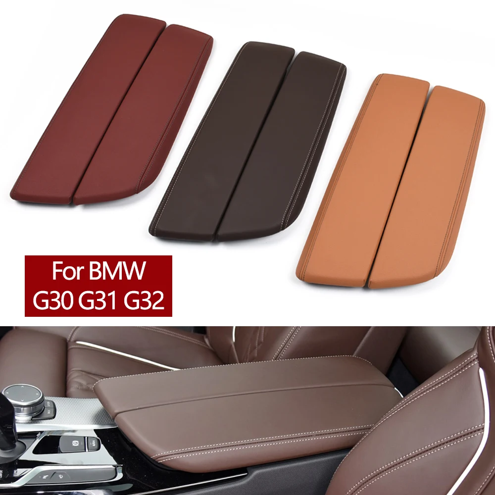 

For BMW 5 6GT Series G30 G31 G32 525i 530i 540i 2017-2022 LHD Front Central Console Lid Leather Armrest Cover Panel