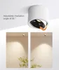 Led Spotlight Adjustable Angle Cob Super Bright Downlight 5w 7w 9w 12w 15w Surface Mounted Small Ceiling Light Indoor Lighting 5