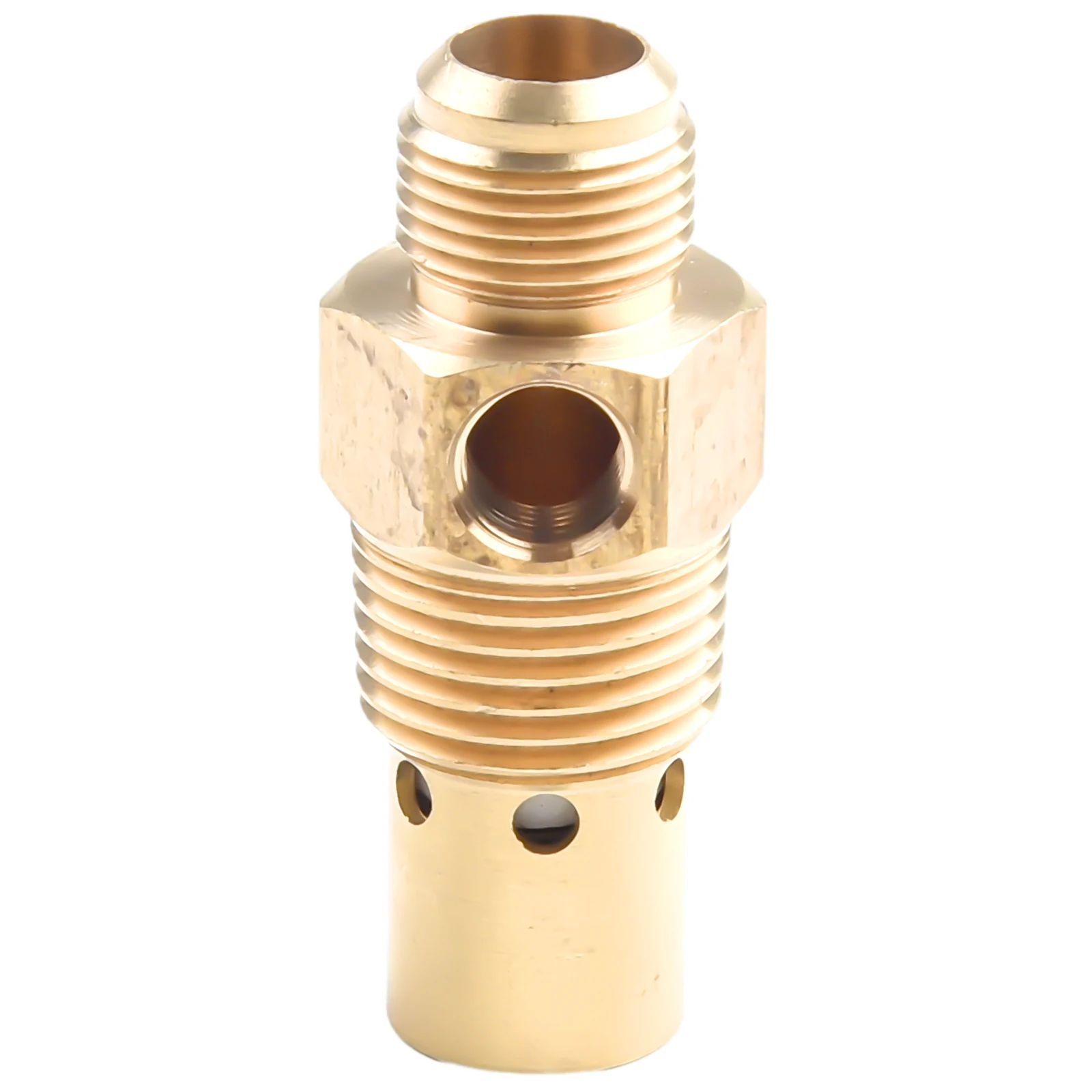 Brass Check Check Valve O-ne Way Air Compressor Brass For Air Compressor G3/8 Gold Male NPT×1/2In Threaded Valve цена и фото