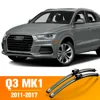 Wiper Front Wiper Blades For Audi Q3 MK1 2011 2012 2013 2014 2015 2016 2017 Windshield Windscreen Window 24"+20" Accessories 1