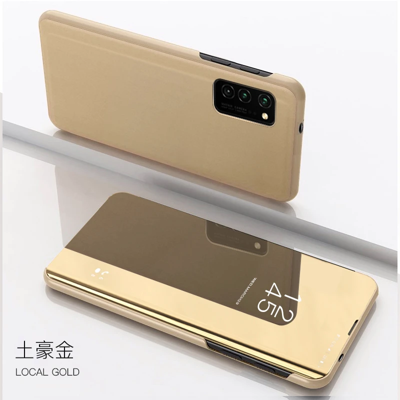 Smart Mirror Flip Case For Samsung Galaxy A12 A11 A21S A51 A41 A31 A71 Note10 Lite M11 M21 M31 M51 A32 4G A42 A52 A72 A02S Cover cute samsung phone case Cases For Samsung