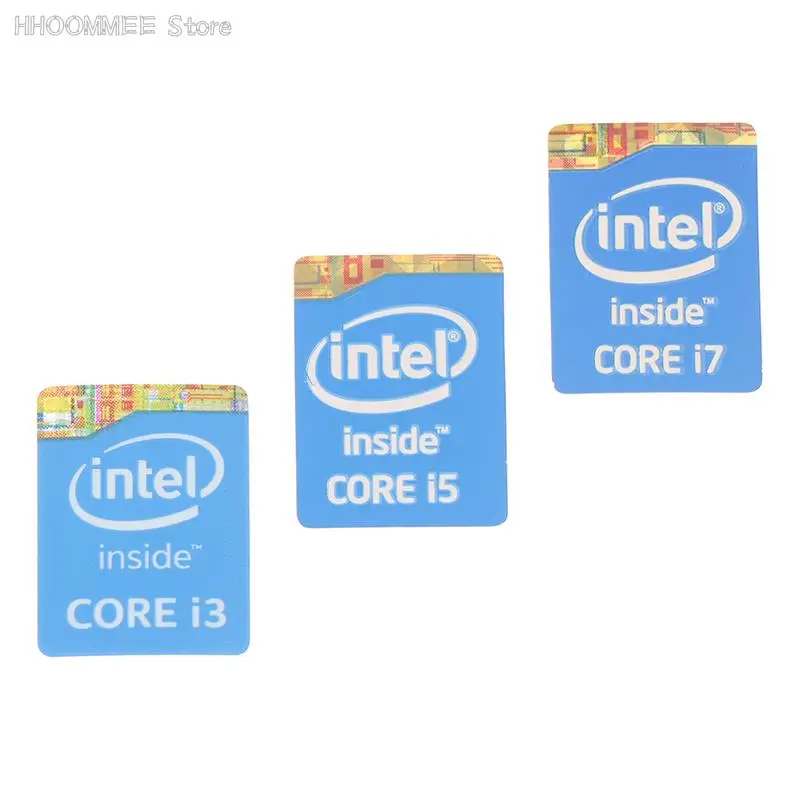 4th Generation Intel Core I3 I5 I7 Sticker Label Notebook Decoration about 2.1*1.6cm 5pcs decorative stickers,computer stickers,computer decoration