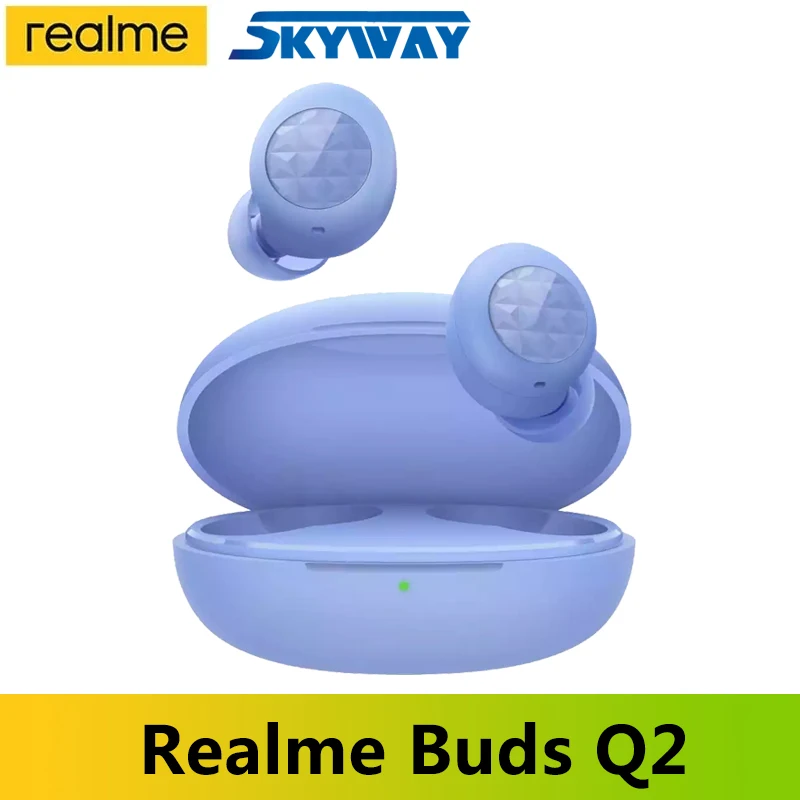 Realme Buds Q2 Tws Earphones Wireless Bluetooth 5.0 Earbuds Noise