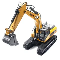 Huina Large Twenty-Three Channel Full Metal Excavator Sound And Light Electric Remote Control Engineering Vehicle Model 1