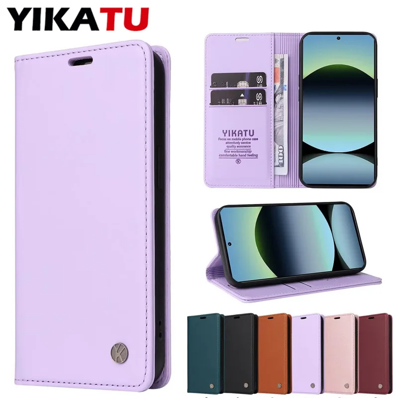 Magnetic Leather Wallet Flip Phone Case Cover