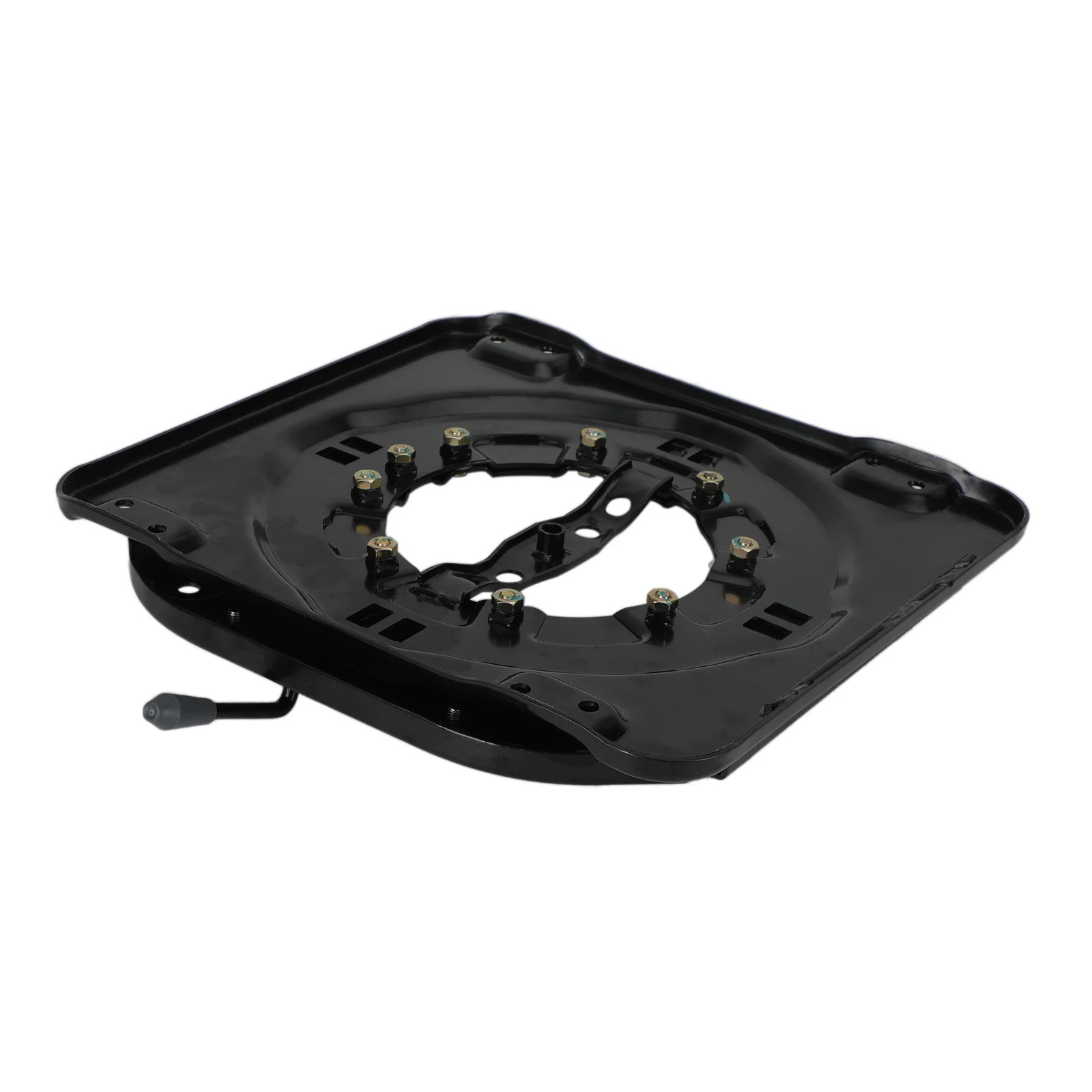 Camper van seat swivel plate detail