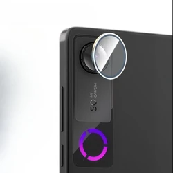 Enhanced Camera Lens Protector for Gaming Tablets - Aluminum Alloy Tempered Glass Cover (Silver)