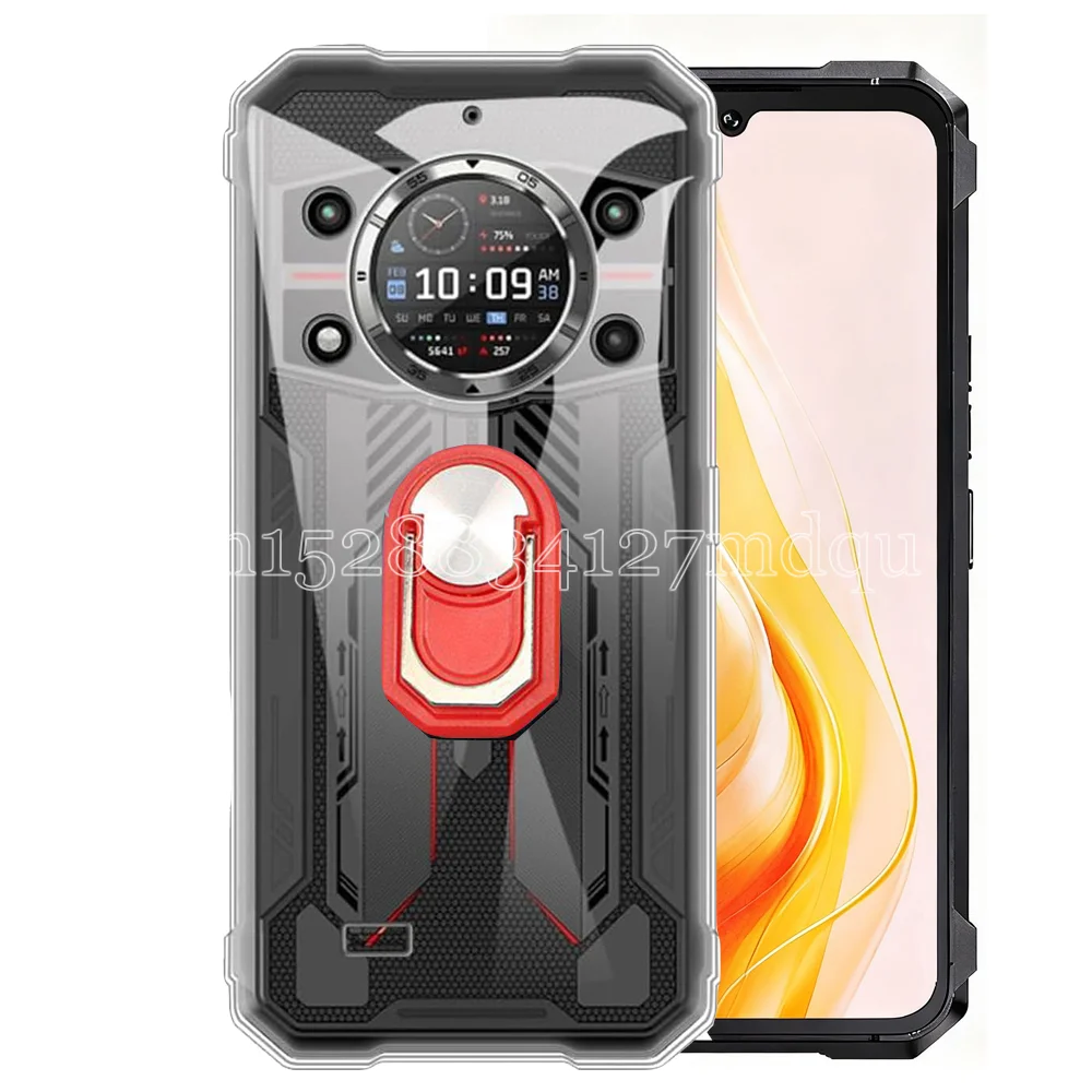 Shockproof Ring Holder Kickstand Case - Soft TPU Cover