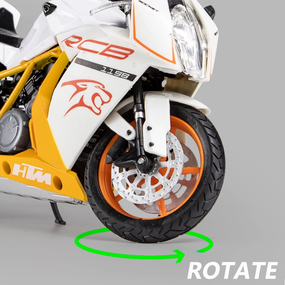 Motorcycle Model | Ktm Scale Model | Ktm Rc8 1:12 | Ktm