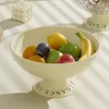 UFORU Light Luxury  Fruit Dish,Home Living Room Coffee Table Candy Snack Tray organizer storage 3