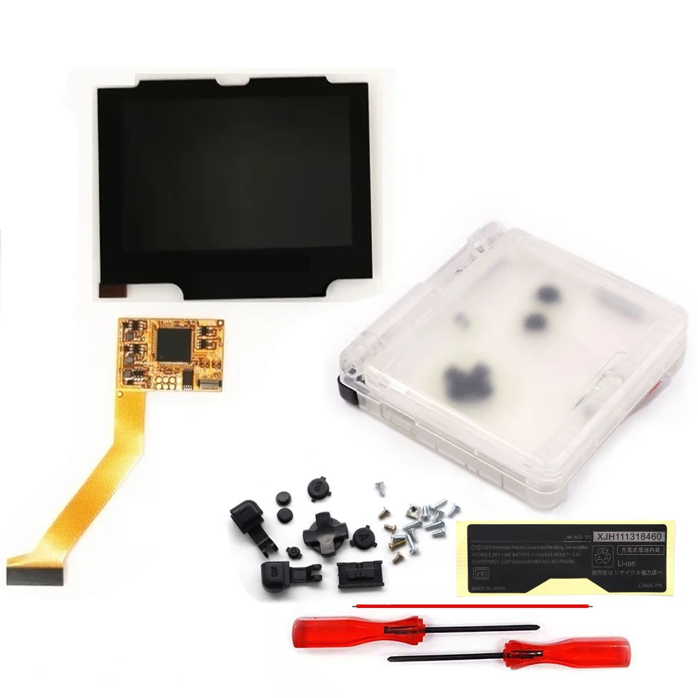ゲームボーイアドバンス - HISPEEDIDO製 ゲームボーイアドバンスSP用 IPSV2 液晶 Hispeedido GBA IPS 液晶 V5 ラミネートドロップイン 720X480
