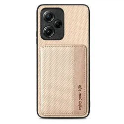 Leather Magnetic Stand Phone Case - Luxurious Design and Durable Protection for RedmiNote15ProPlus5G (Gold)