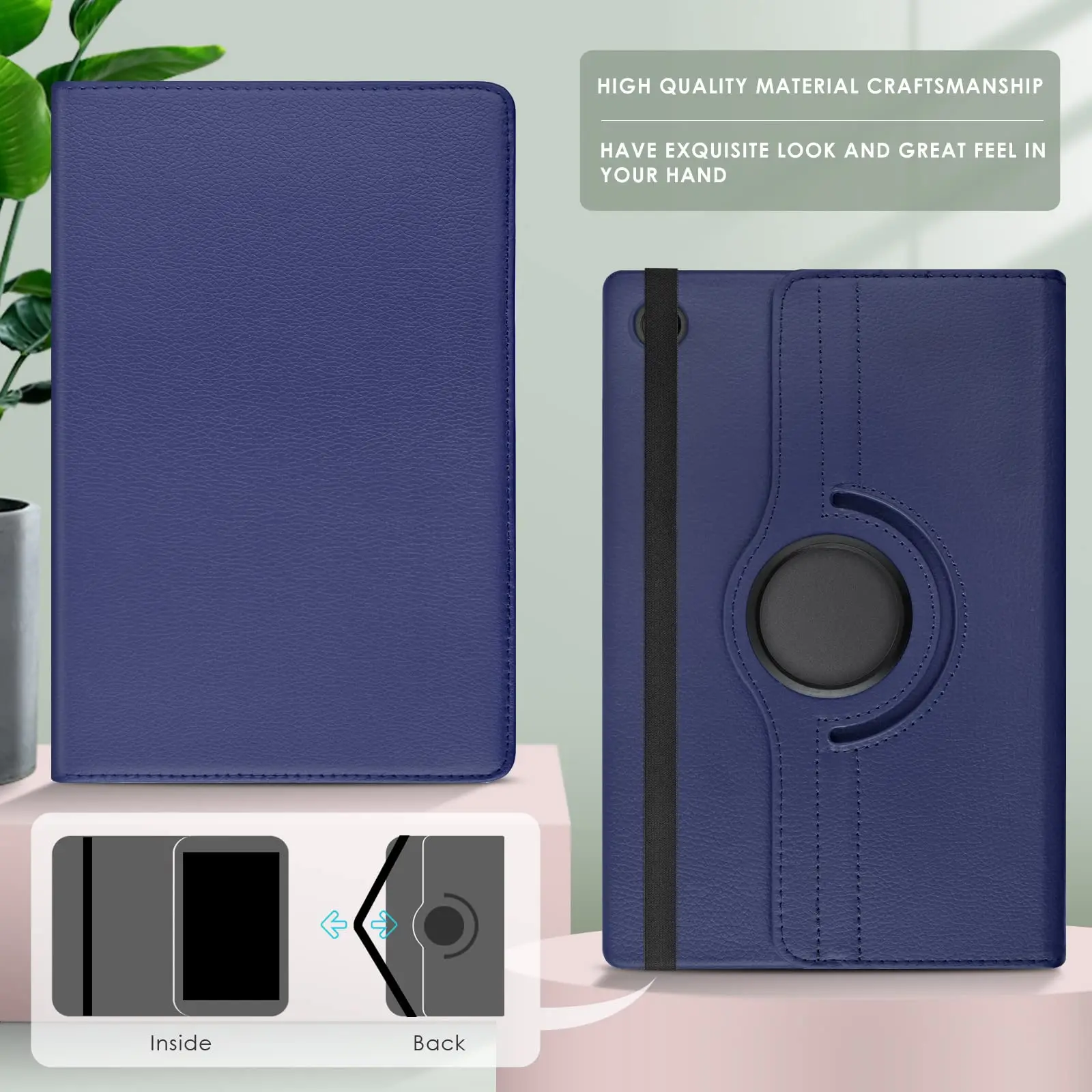 Estojo de Couro PU para Lenovo Tab,