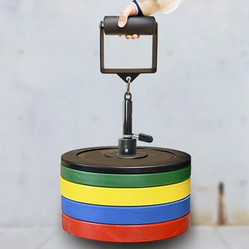 Gym Lat Pull Down Pulley Cable Machine Handle Attachment Fitness Arm Wrestling Workout Deadlift D Shape Hand Grip 4