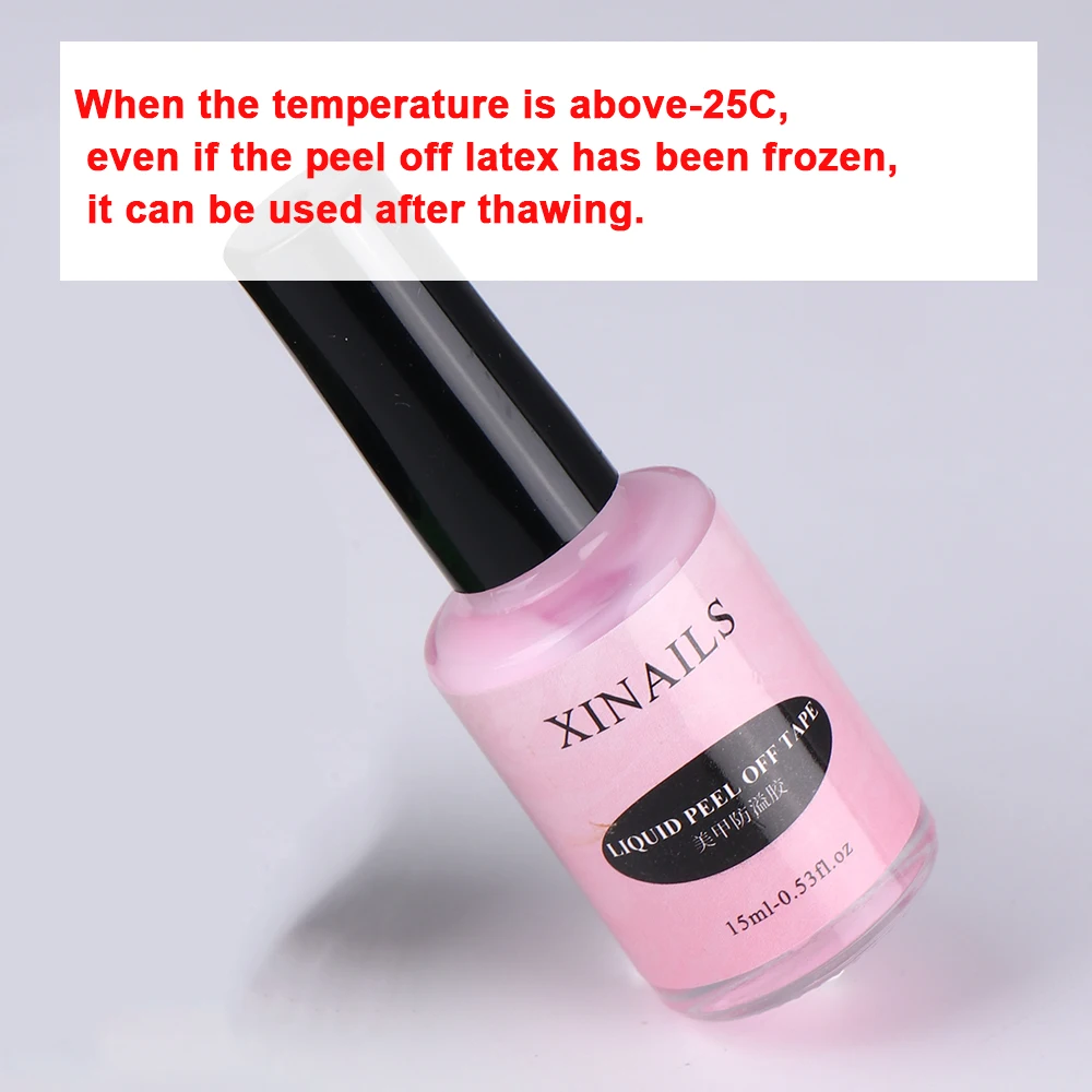 15ml Nail Peel Off Liquid Anti-Overflow Glue Nail Art Edge Fast Dry Nails Finger Lacquer Protectors Skin Care DIY Manicure Tool