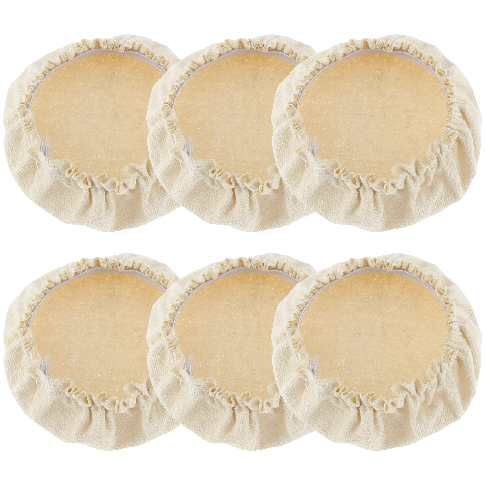 Set of 6 Reusable Elastic Cloth Covers for Sourdough Fermentation Jars