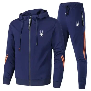Men’s Breathable Running Set – Zip Jacket & Sport Pants 1