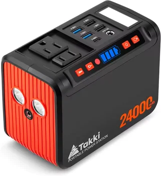 88Wh Portable Power Station with LED Flashlight 1