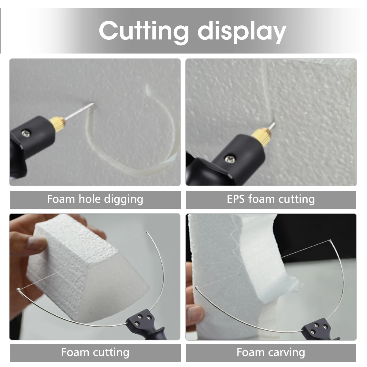 foam cutter set included parts