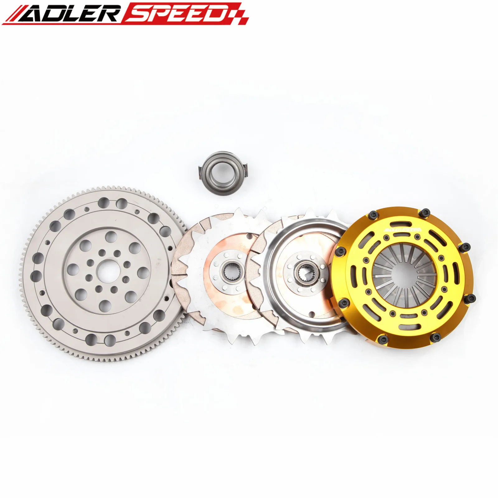 ADLERSPEED 7.25(185mm) 스프링/레이싱 클러치 키트 싱글/트윈/트리플 디스크 (토요타 코롤라/매트릭스/셀리카 GT 1.8L 1ZZ-FE 5단 변속기용)
