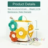 Baby Busy Cube Sensory Toys Activity For Toddlers Learning Educational Toys Developmental With Mirror Soft Infant 0-3 years 2