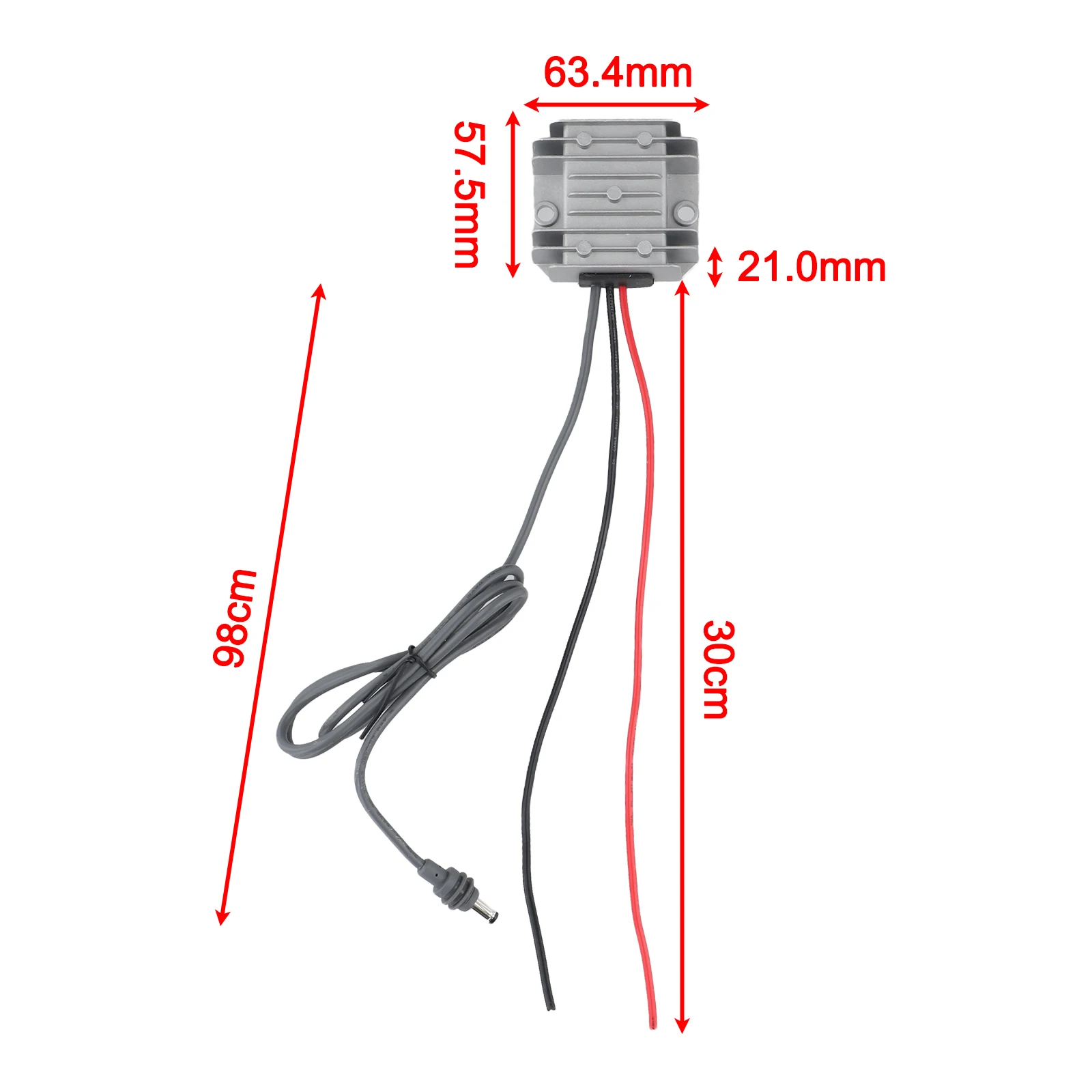 Trasformatore di tensione DC da 12 V/24 V a 30 V 3,5 A con