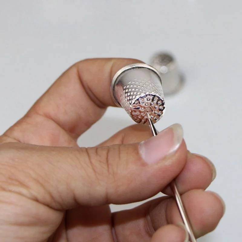 Brass Sewing Thimble Needles Partner Finger Protector DIY Sewing Tool