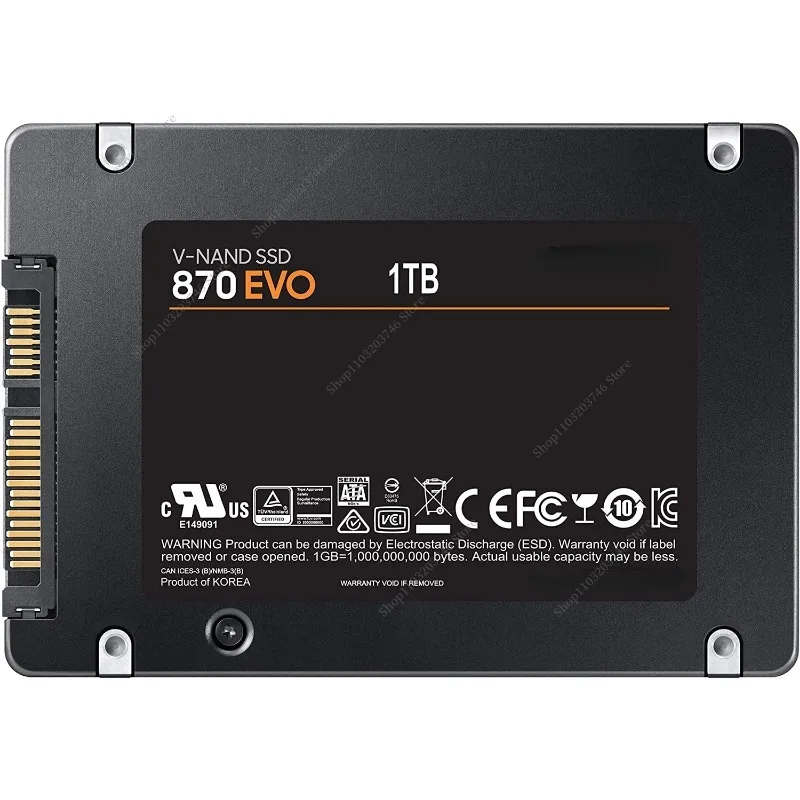 2024  귣  SATA3 SSD 870 EVO,  ָ Ʈ ̺, PS4 PC Ʈ ũž PS5 , 1TB, 2TB, 4TB, 8TB, 2.5 ġ
