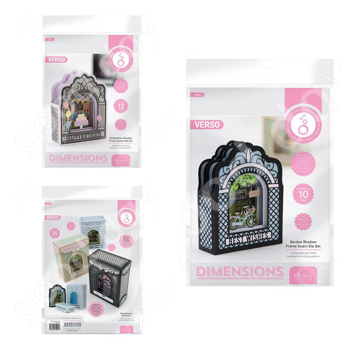 

New Celebration Shadow Garden Box Metal Cutting Dies Scrapbook Diary Decoration Embossing Template Diy Greeting Card Handmade