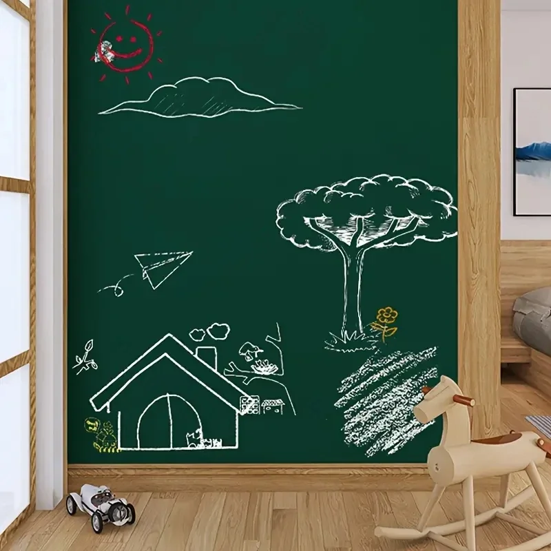 Children's graffiti blackboard stickers office teaching green boards wall stickers and whiteboard stickers blackboard stickers