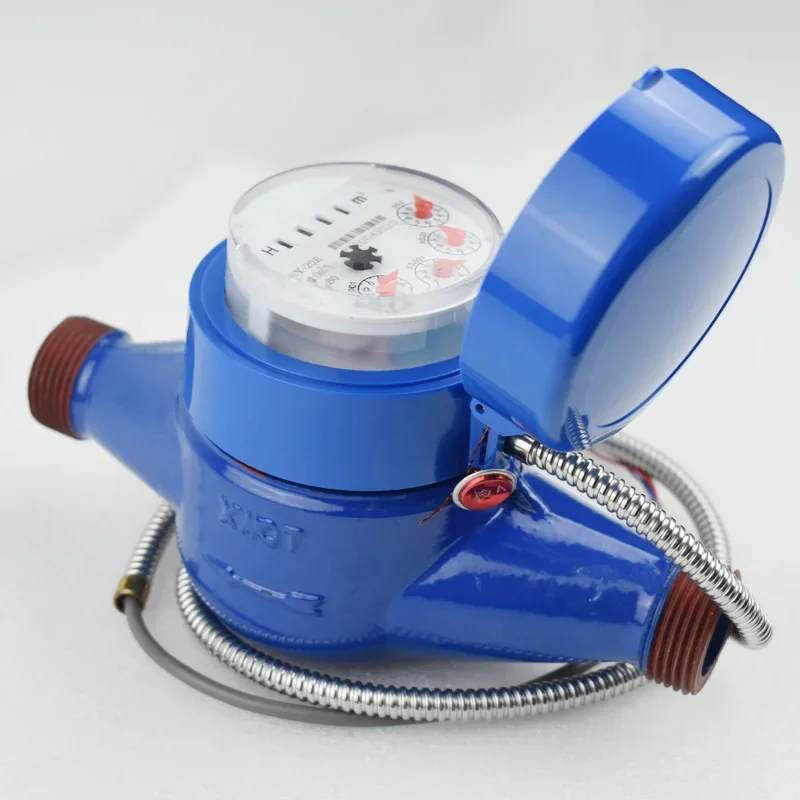 Electronic remote photoelectric direct reading meter Rs485 m-bus remote meter reading intelligent water with valve