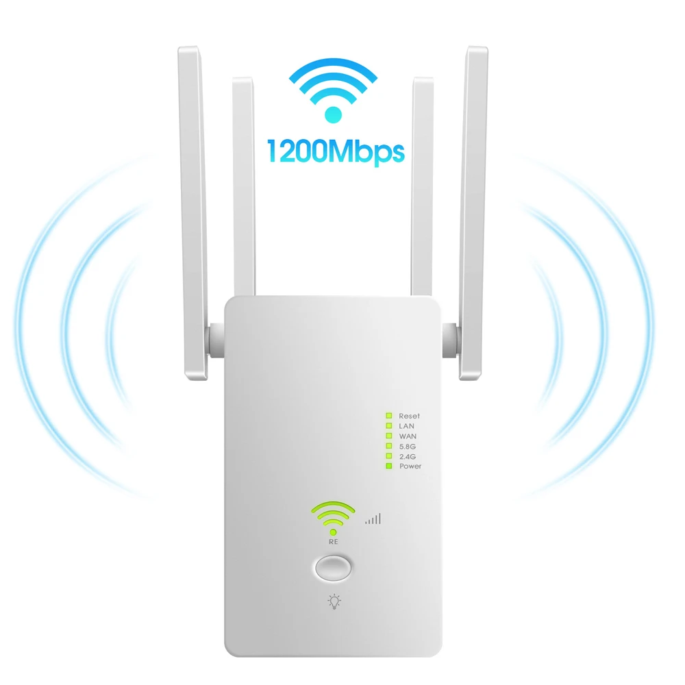 Roteador, AP, 1200Mbps, Amplificador de Sinal, Longo