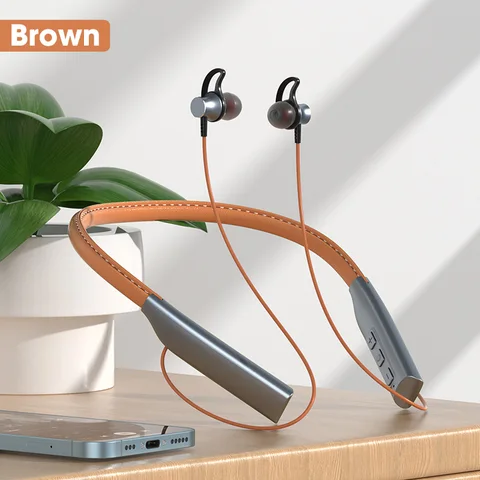 Wireless Bluetooth V5.0 Earphone TF Card MP3 Player TWS Neckband Headset Running Sports Waterproof Earbuds for All Phone