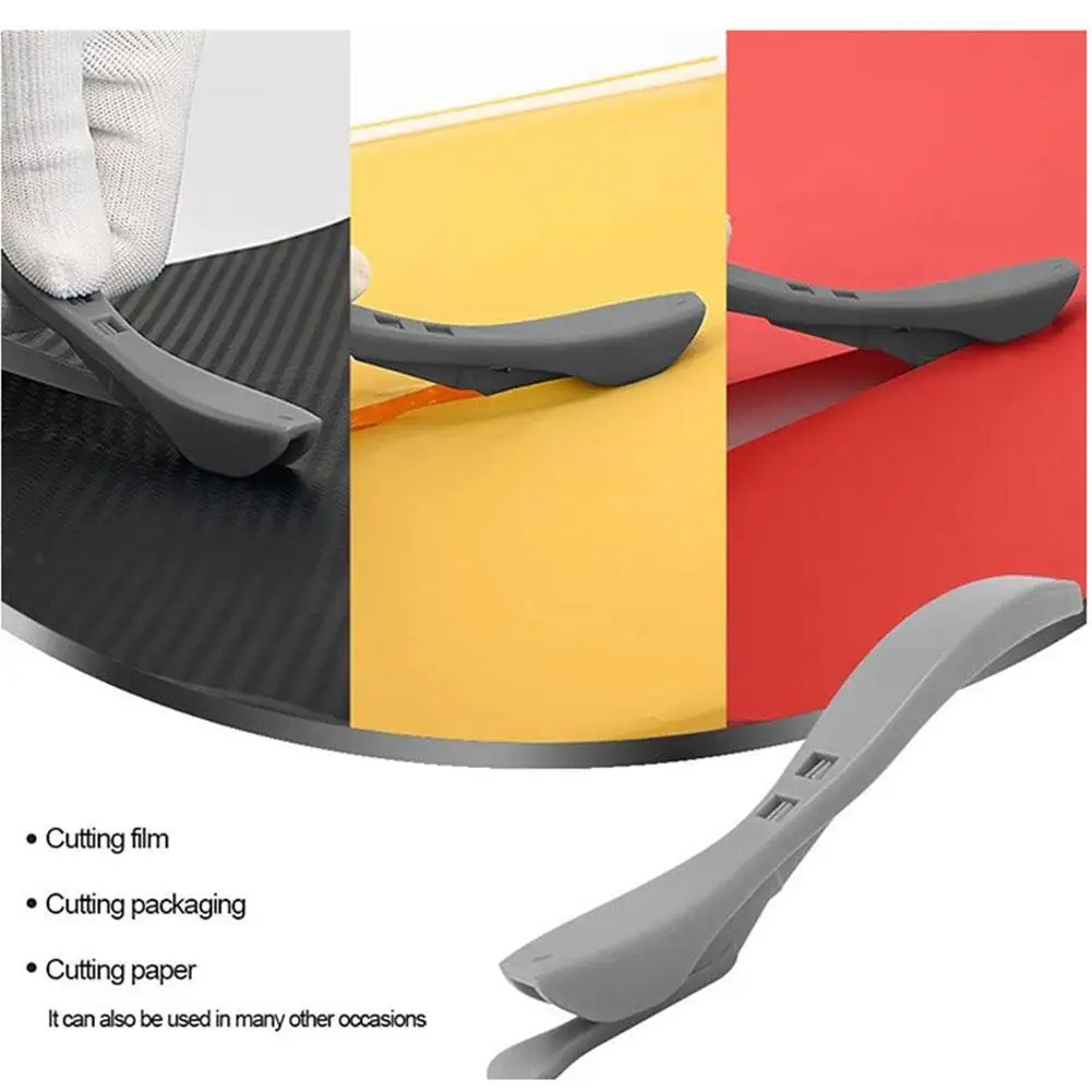 Taglierino Professionale Kiuiom Per Pellicola In Vinile - Coltello In Fibra Di Carbonio Con 10 Lame Di Ricambio