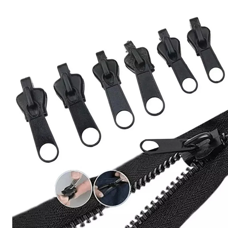 New 6pcs Instant Zipper Universal Instant Fix Zipper Repair Kit