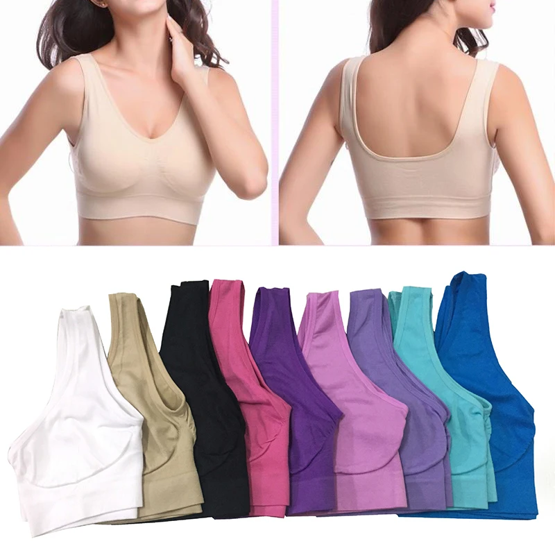 Women Seamless Mesh Sports Bras Fitness Gym Running Underwear Shockproof Wireless Bra Breathable Yoga Bra Crop Top Plus Size