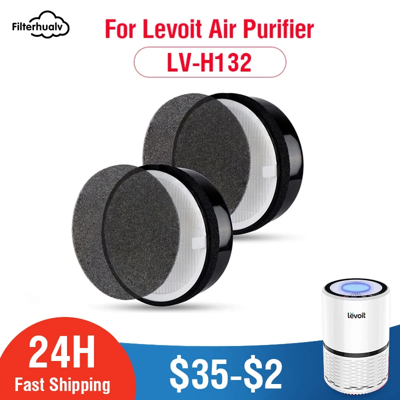 Filtro Aria Per Levoit Purificatore D'Aria Lv-H132 Pm2.5 Filtro Hepa Carbone Attivo Lv-H132 Levoit Filtro Purificatore D'Aria