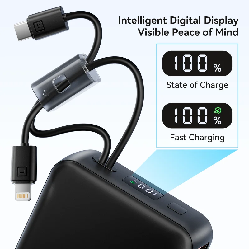 KUULAA 22.5 واط قوة البنك 20000 مللي أمبير شاحن مح...