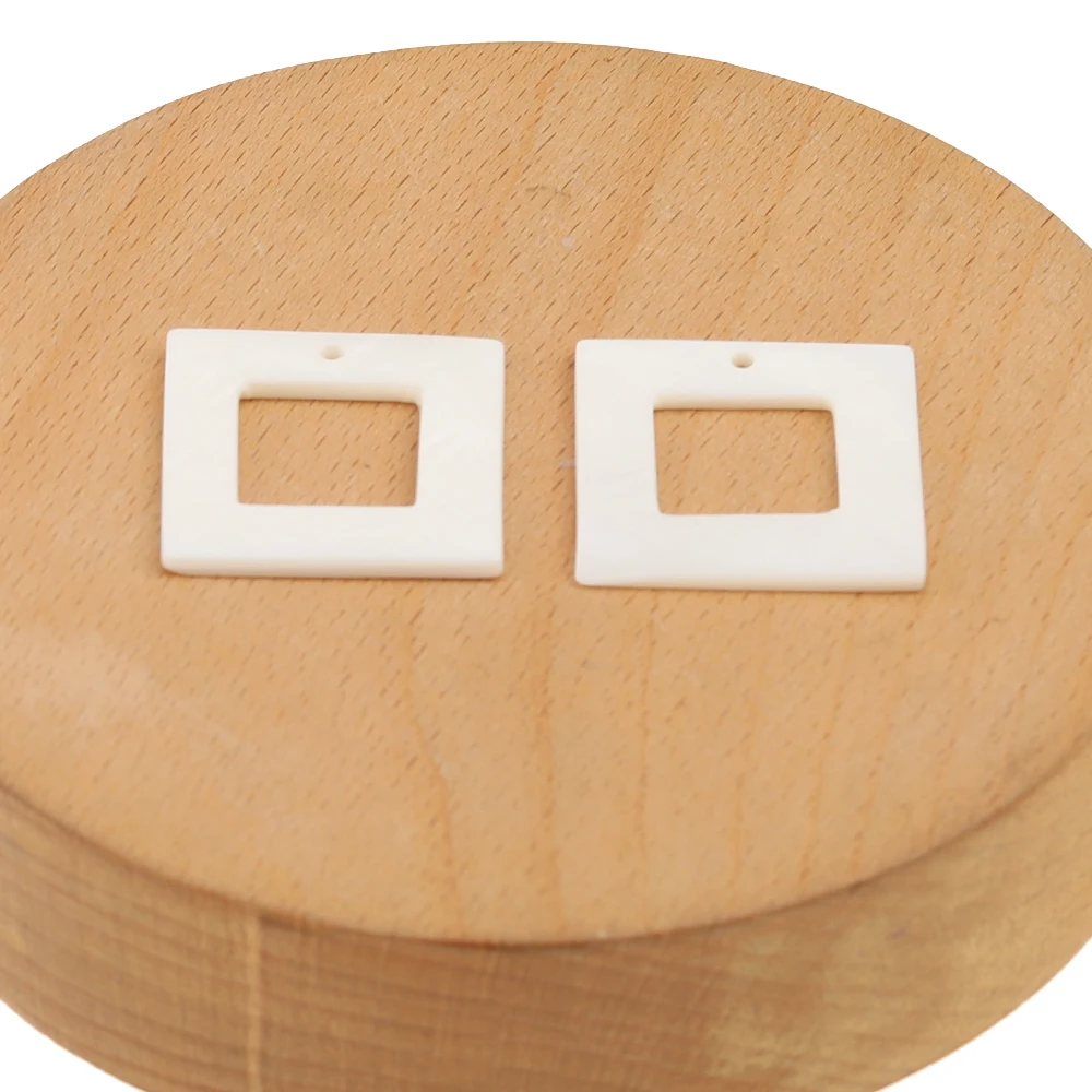 Cordial Design 25*25MM 50Pcs DIY Charms/Natural Shell/Jewelry Accessories/Square Shape/Jewelry Findings & Components/Hand Made - cordial