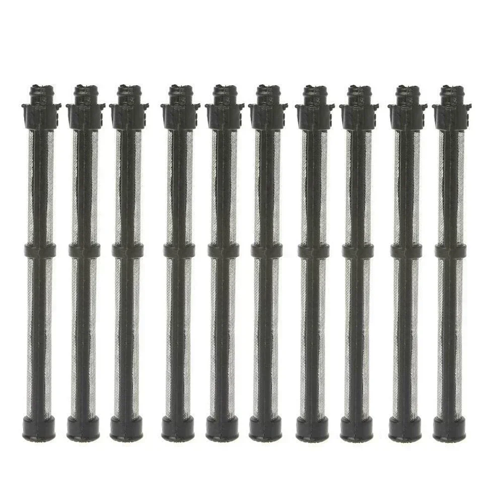 10pcs/set Black Airless Spray Pump Filter Grid 60 Mesh Replacement Mesh Filter For 390/395/490/495 Airless Spraying Machine