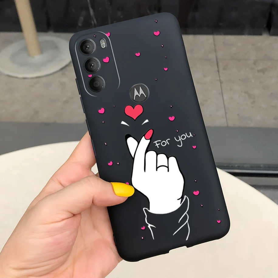 Charming Love Heart Silicone Phone Case - Cartoon Soft Bumper Cover